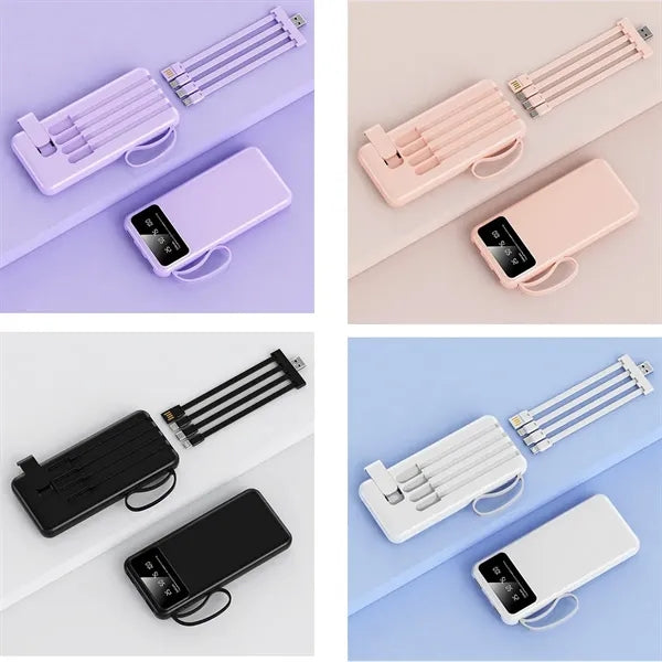 10000mAh Power Bank Fast Charging Portable Charger