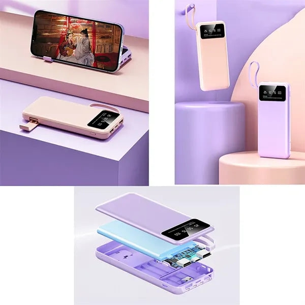 10000mAh Power Bank Fast Charging Portable Charger