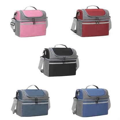 Waterproof Insulated Cooler Lunch Bag With Shoulder Strap