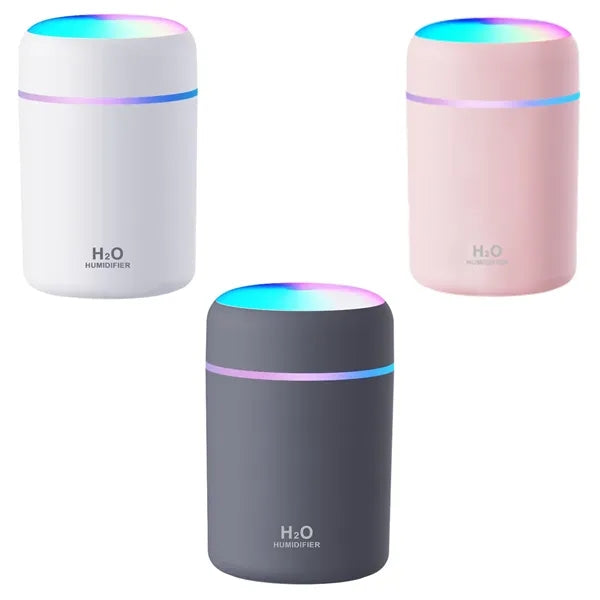 300ml Cool Mist USB Humidifier With Colorful Night Light