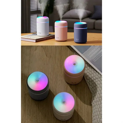 300ml Cool Mist USB Humidifier With Colorful Night Light