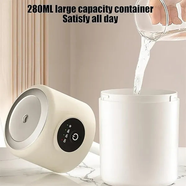 280ml Cool Mist USB 28dB Ultra Silent Humidifier