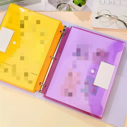 3 Ring Binder Pocket Durable and Practical Organizer Storage