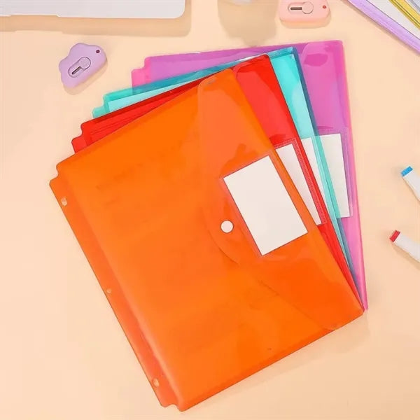 3 Ring Binder Pocket Durable and Practical Organizer Storage
