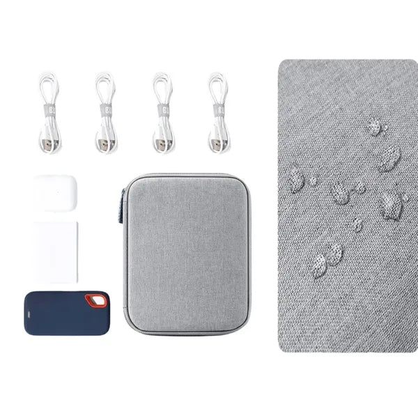 Multi-Functional Data Cable Organizer Portable Accessory Bag