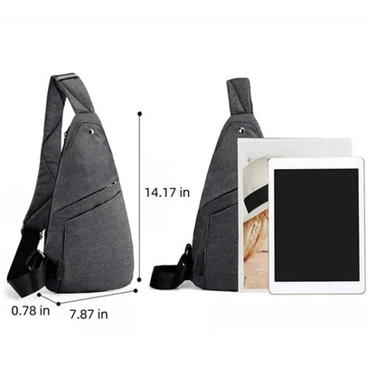 Unisex Thin Anti Theft Travel Crossbody Bag