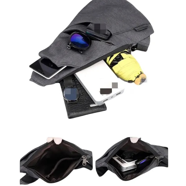 Unisex Thin Anti Theft Travel Crossbody Bag