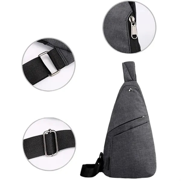 Unisex Thin Anti Theft Travel Crossbody Bag
