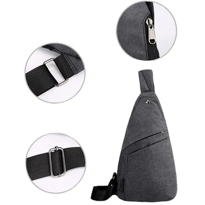 Unisex Thin Anti Theft Travel Crossbody Bag