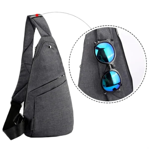 Unisex Thin Anti Theft Travel Crossbody Bag