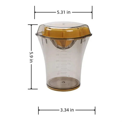 Manual Orange And Lime Juicer With Zester For Kitchen Use