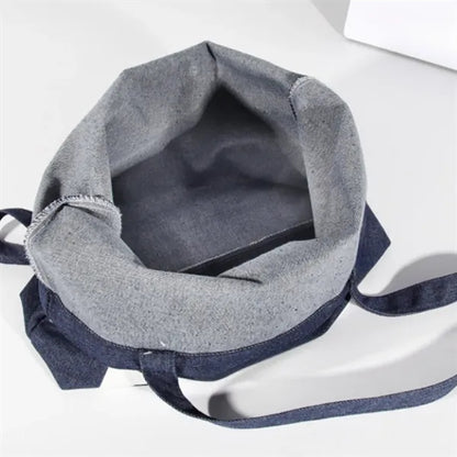 Eco Friendly Denim Tote Bag For Shopping And Daily Use