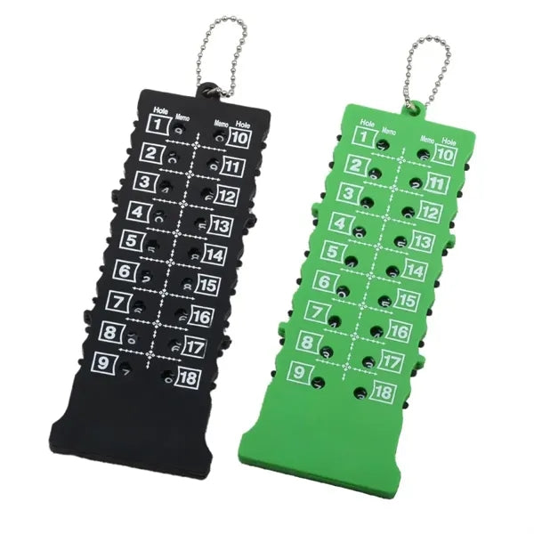 Golf Scorecard And Counter For Tracking Game Performance