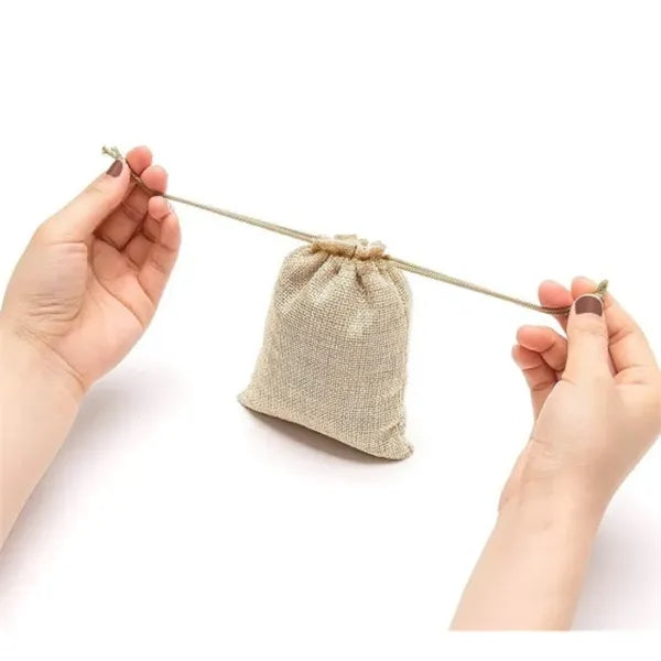 Jute Drawstring Bags - Non Printed