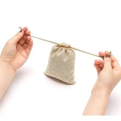 Jute Drawstring Bags - Non Printed
