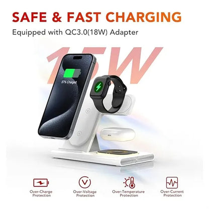 3 in 1 Foldable Charging Station
