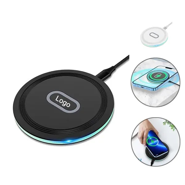 Wireless Fast Charging Pad with Adapter for Android / iPhone
