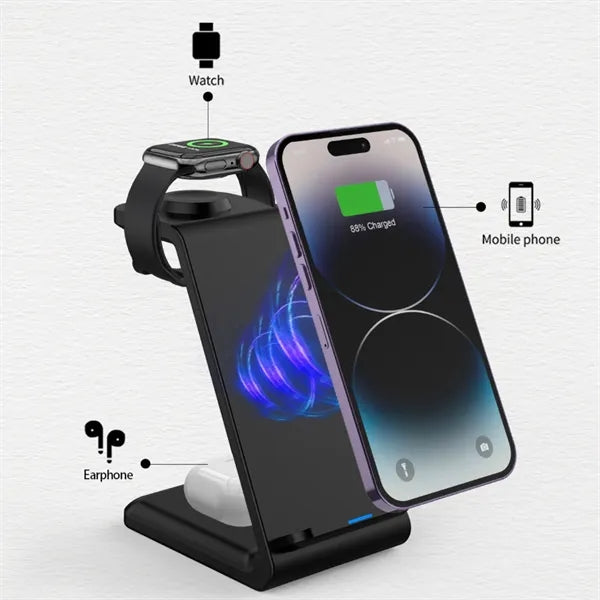 3 in 1 Magnetic Wireless Charging Station for Apple Devices