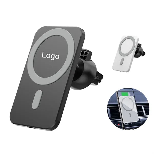 15W oblong Magnetic Wireless Car Charger