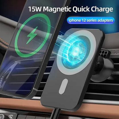 15W oblong Magnetic Wireless Car Charger