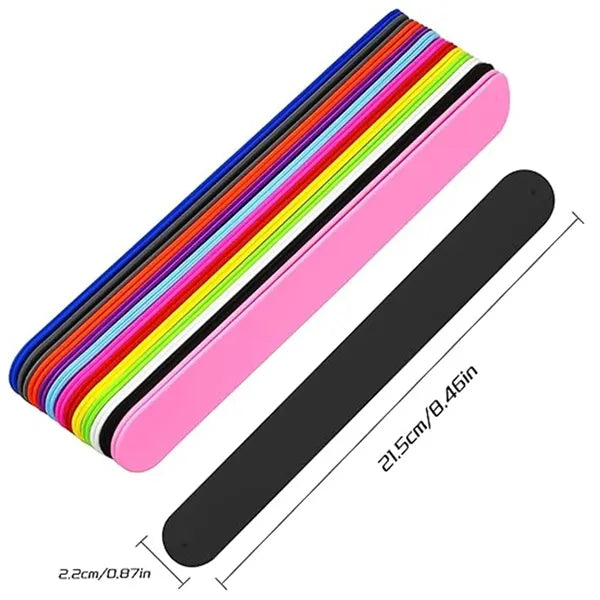 Custom Silicone Slap Bracelets for Adults and Teens