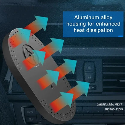 15W elliptic Magnetic Wireless Car Charger