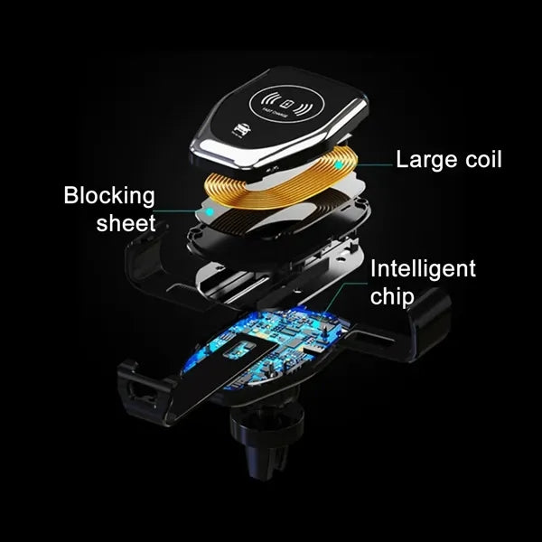 15W Compact Wireless Car Charger