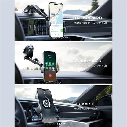 15W Auto Clamping Wireless Car Fast Charger