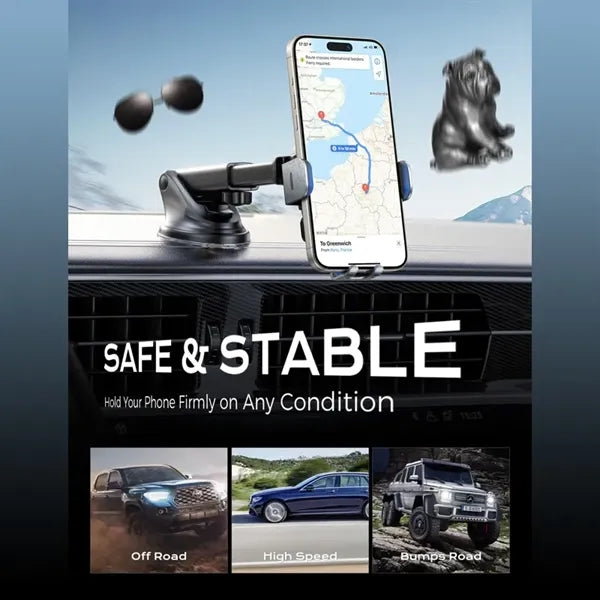 15W Auto Clamping Wireless Car Fast Charger