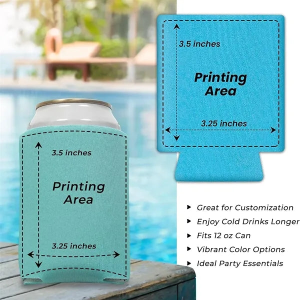 Insulated Beer Can Cooler Sleeve (No-Sweat)