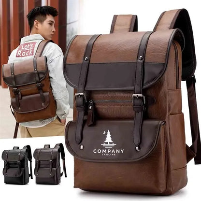 PU Leather Computer Backpack