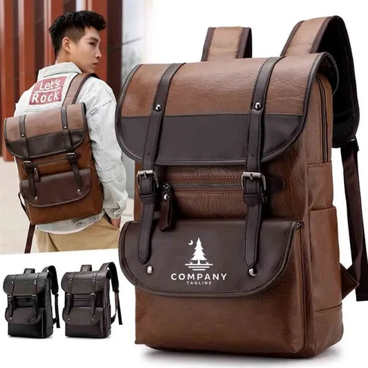 PU Leather Computer Backpack