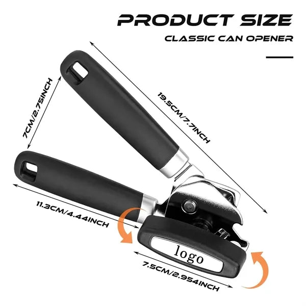 Premium Stainless Steel Multi-Function Can & Bottle Opener