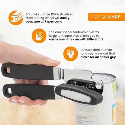 Premium Stainless Steel Multi-Function Can & Bottle Opener