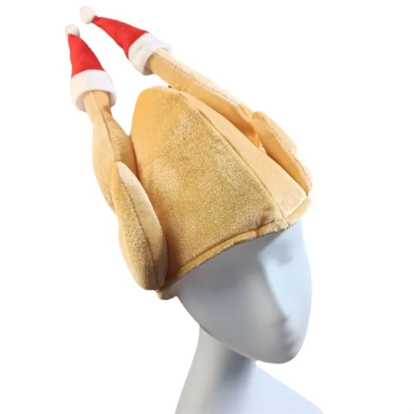 Creative Plush Christmas Turkey Hat For Festive Celebrations