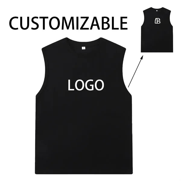 High Quality 180g Pure Cotton Sleeveless Vest
