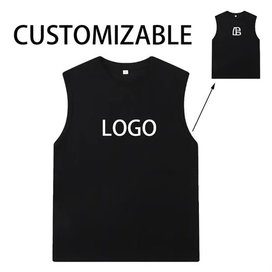 High Quality 180g Pure Cotton Sleeveless Vest