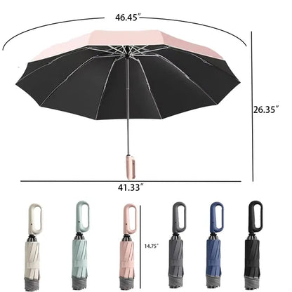 High-Quality Black-Glue Sun & Rain Umbrella