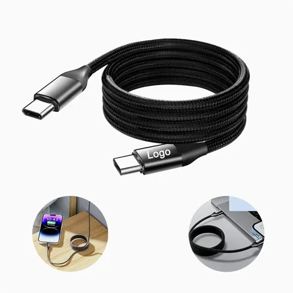 3.3ft 100W Tangle-Free Magnetic Fast Charger Cable