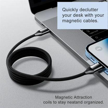 3.3ft 100W Tangle-Free Magnetic Fast Charger Cable