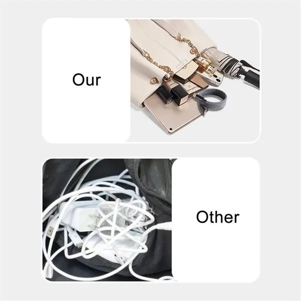 3.3ft 66W Tangle-Free Magnetic Fast Charger Cable