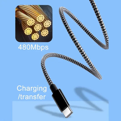 3.3ft 66W Tangle-Free Magnetic Fast Charger Cable