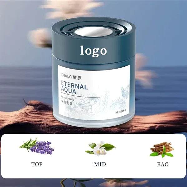 Premium Long-Lasting Car Air Diffuser - Flameless Scent Gel