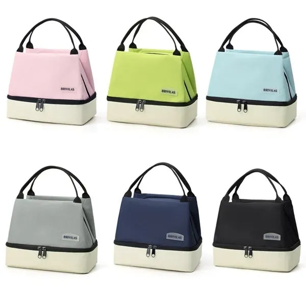 Double-Layer Insulated Lunch Bag