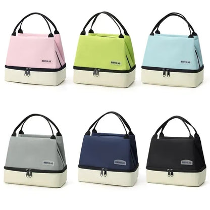 Double-Layer Insulated Lunch Bag