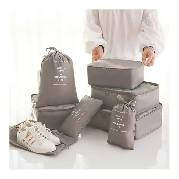 11-Piece Travel Organizer Set - Toiletry, Cosmetic, Clothing