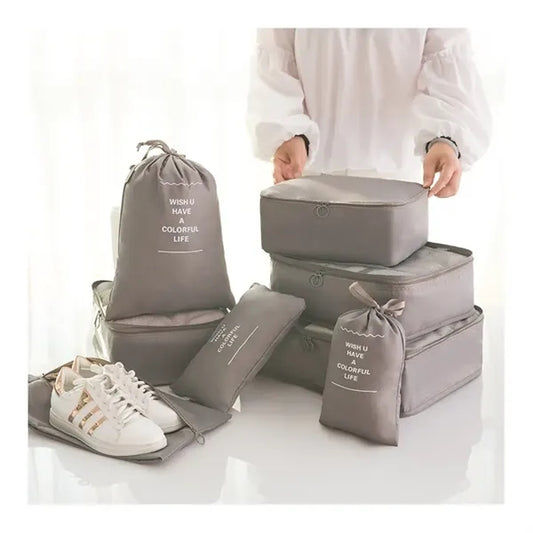 11-Piece Travel Organizer Set - Toiletry, Cosmetic, Clothing