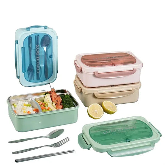 Compartmentalized Insulated 304 Stainless Steel Lunch Box