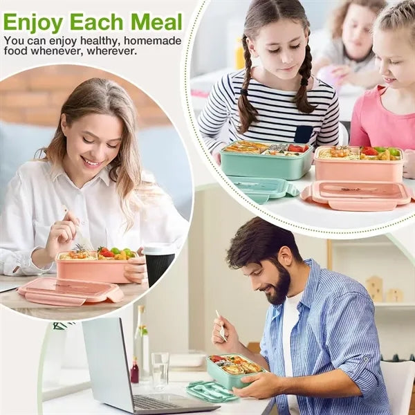 Compartmentalized Insulated 304 Stainless Steel Lunch Box