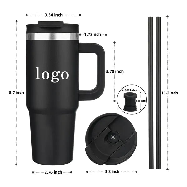30oz Portable Stainless Steel Vacuum Insulated Tumbler